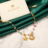ELENYS Candy Glow Coast set  pozlacený set 18K žluté zlato