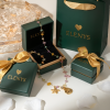 ELENYS Candy Glow Coast set  pozlacený set 18K žluté zlato
