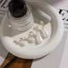 ELENYS Pearl Drop  pozlacené náušnice 18K žluté zlato